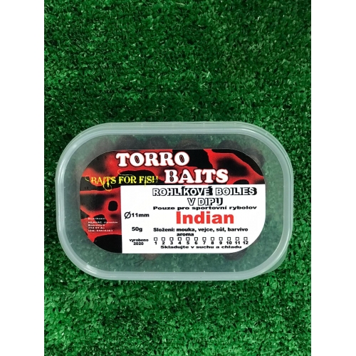 rohlíkové boilies – indian 11 mm 50 g