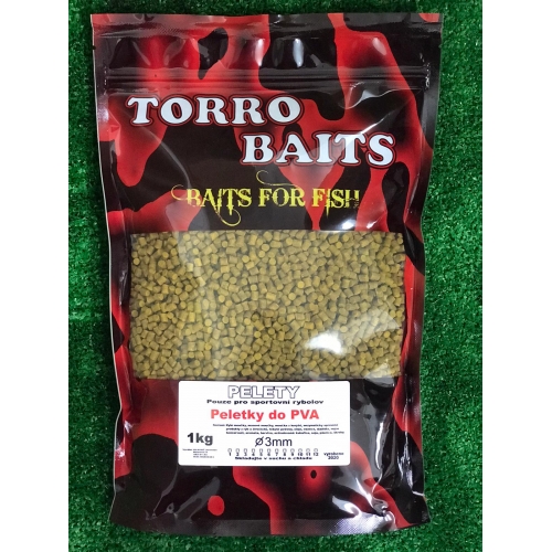 Micro pelety do PVA – žlutá 3 mm 1 kg