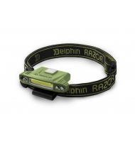 Čelová lampa Delphin RAZOR USB UC